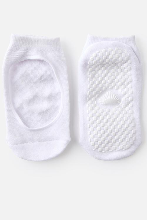 Performance plie sock - white
