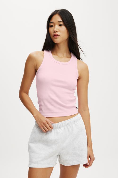 Essential Racer Tank - Garment Dye Peachskin
