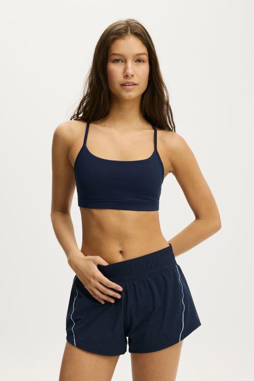 365 Keyhole Crop - Prep Sport Navy