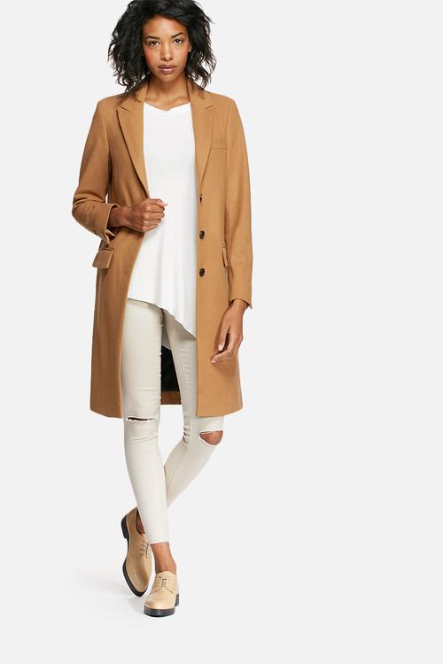 Constract wool coat