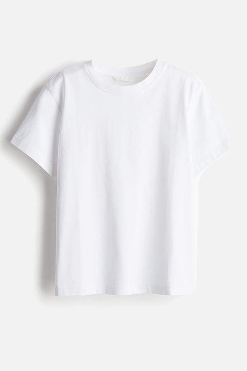 Oversized cotton T-shirt - white