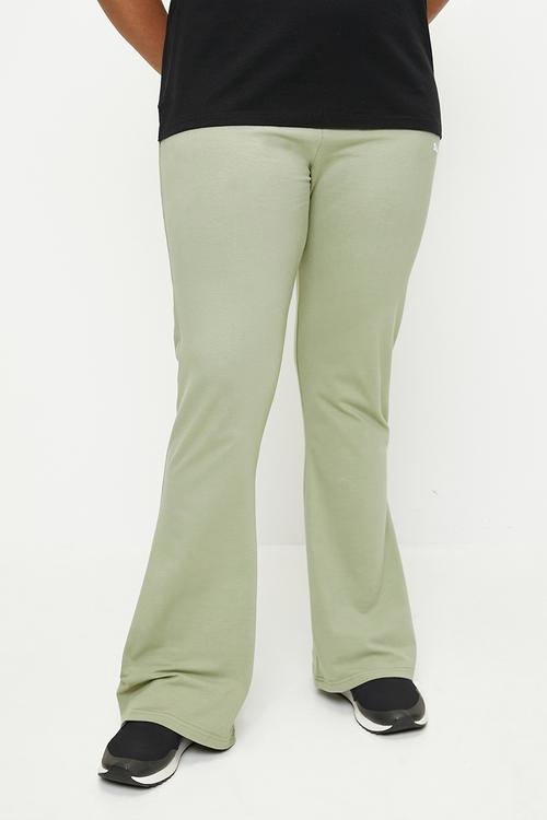 Plus ESS High-Waist Flared Leggings W - Lux Arm
