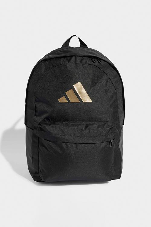 Classic bars backpack - black/gold met.