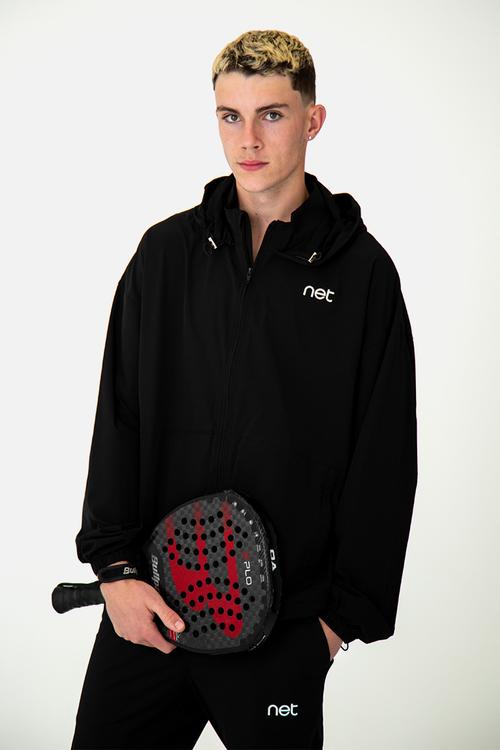 Baseline full zip jacket - black