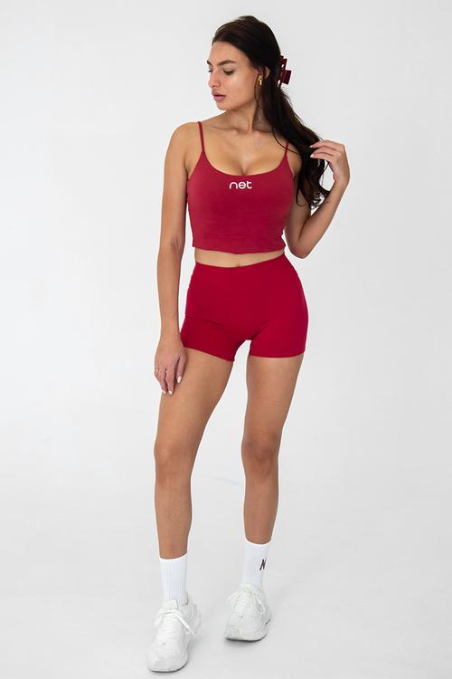 Amore shorts - plum red