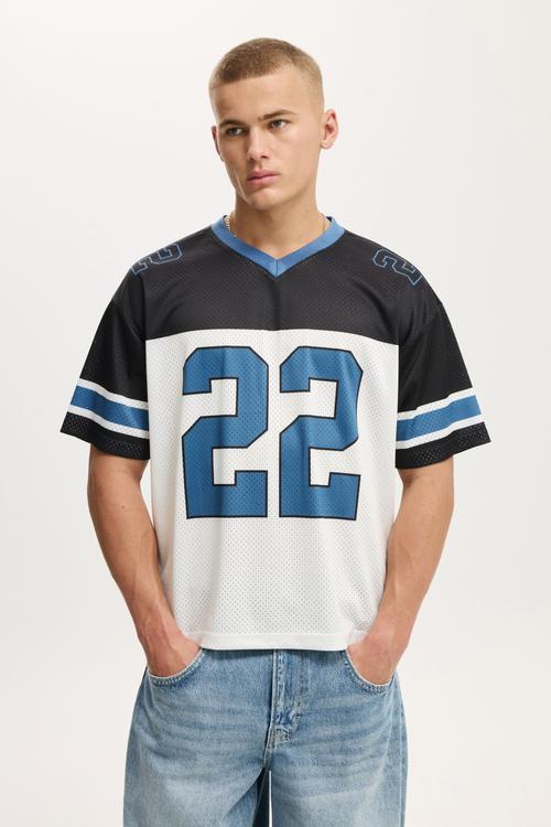 Football Jersey - True Navy/Ecru 22
