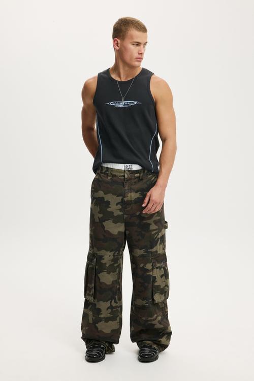Cropped Rib Muscle - Washed Black/Y3K Utopia