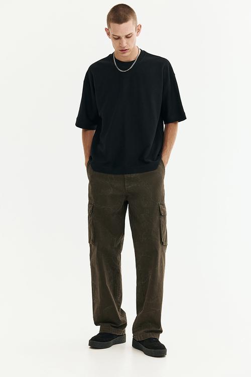 Oversized fit t-shirt - black