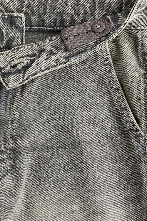 Carpenter denim shorts - grey