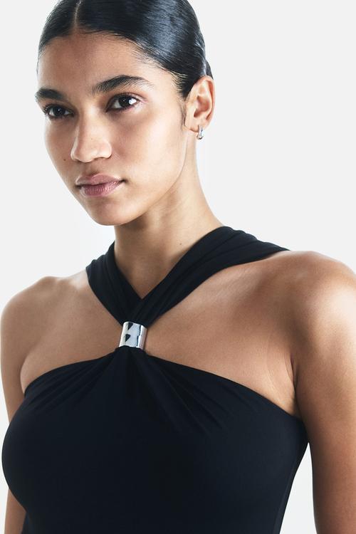 Crêpe body - black