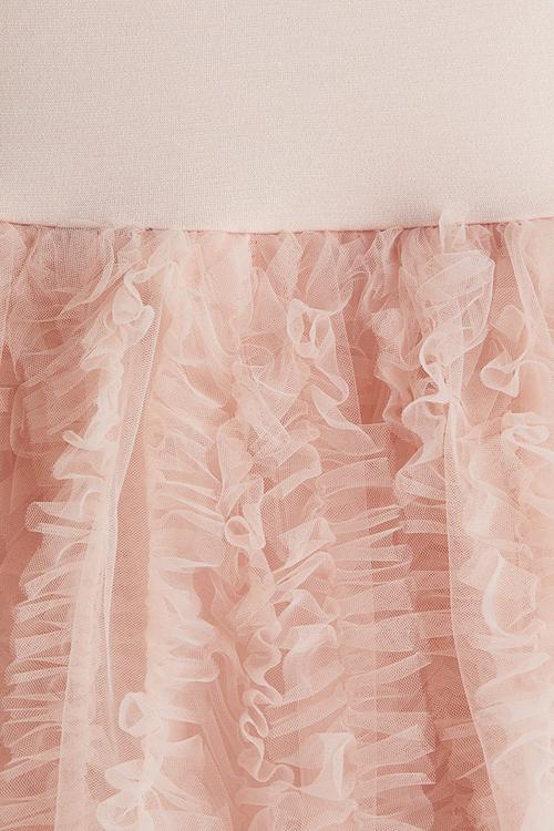 Flared-skirt dress - pink