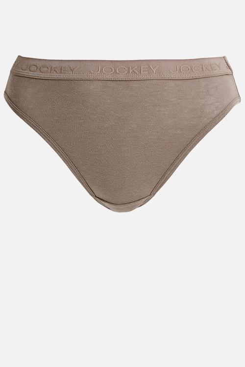5pkk  plain tonal elastic french cut - multi