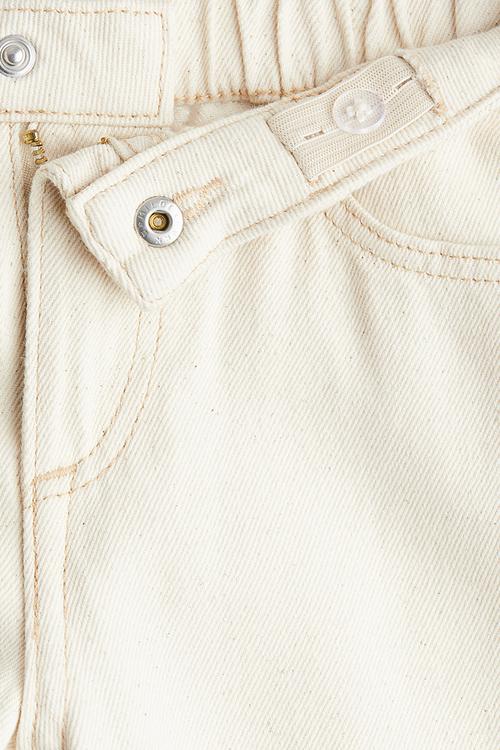 Linen-blend cargo shorts - light beige