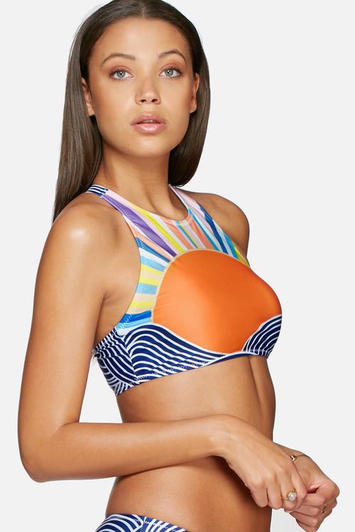 Sun print bikini top
