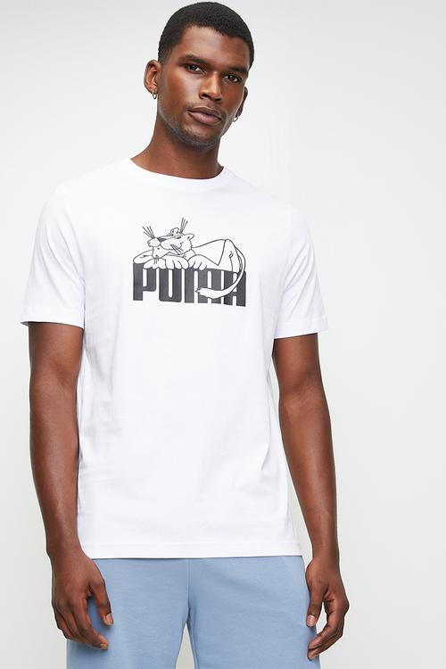 GRAPHIC Super Puma Tee M - PUMA White
