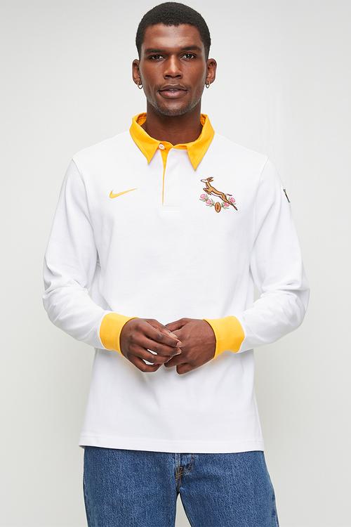 Springboks 2025/26 Heritage L/S Away Jersey - White