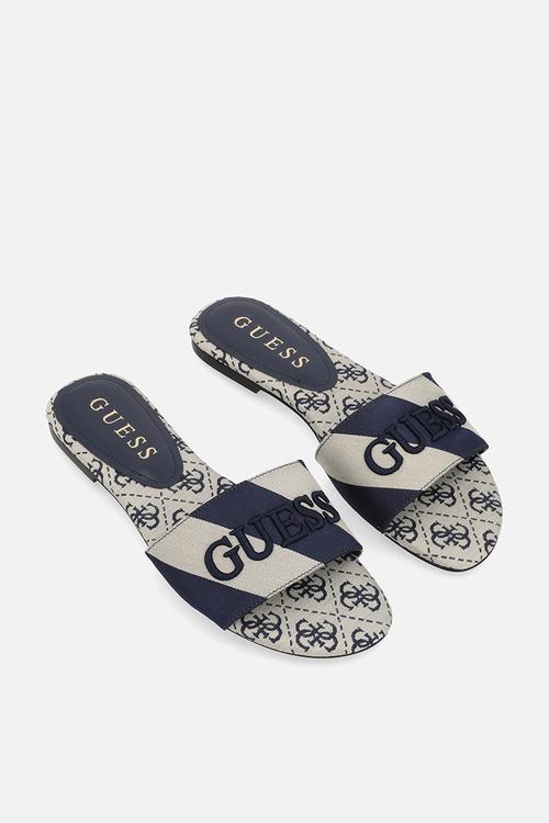 Diagonal slide - blue & grey