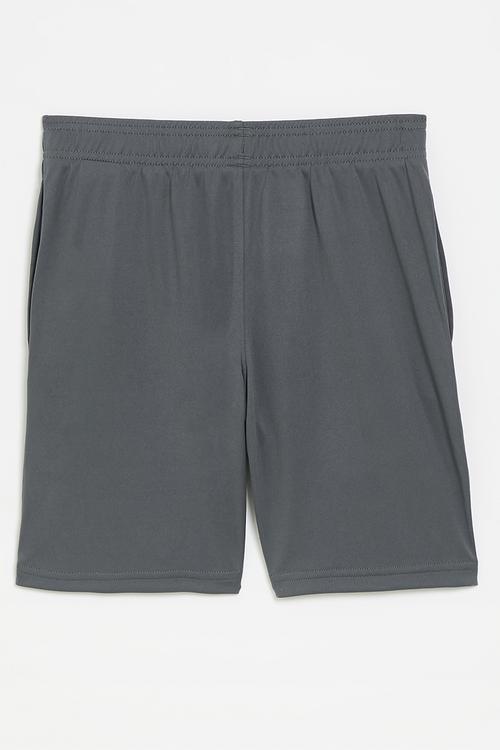 Ua Tech Logo Shorts-Castlerock/Squad Orange/Orange Base