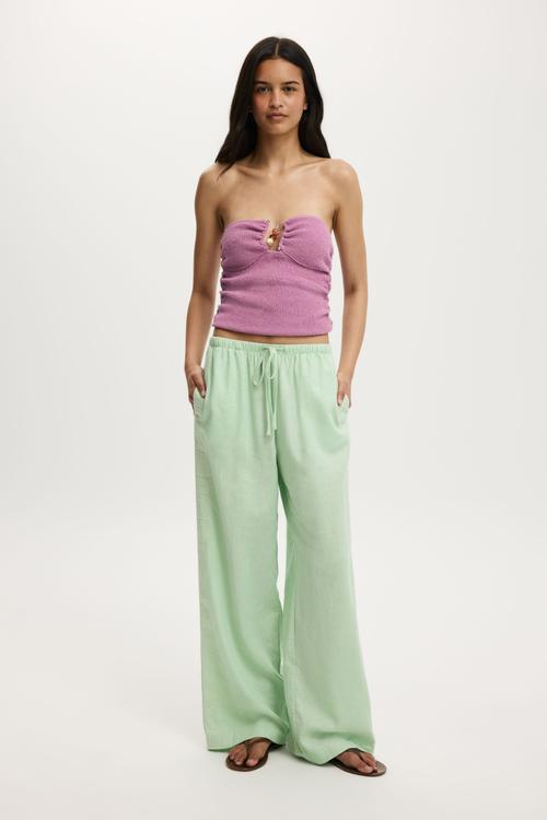 Haven wide leg pant - geo matcha whip