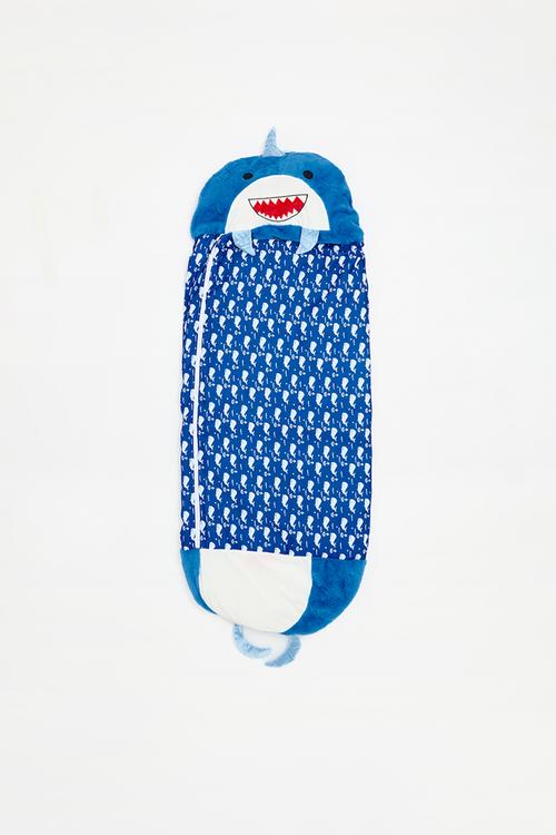 Shark sleeping bag - blue/multi