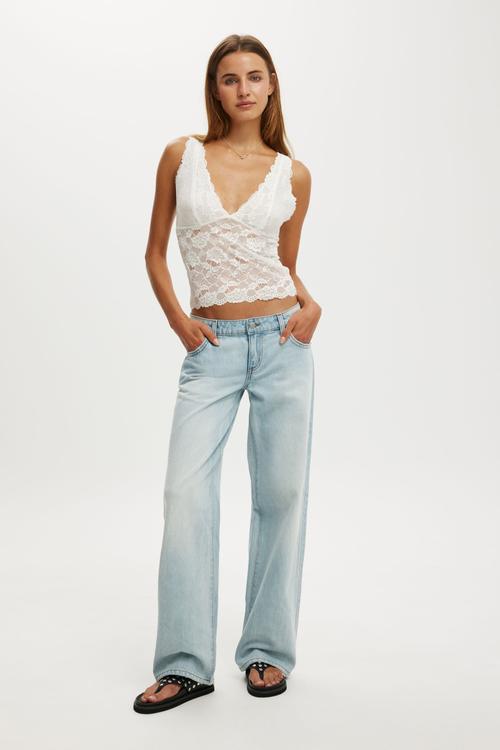 Lace cami - vintage white 