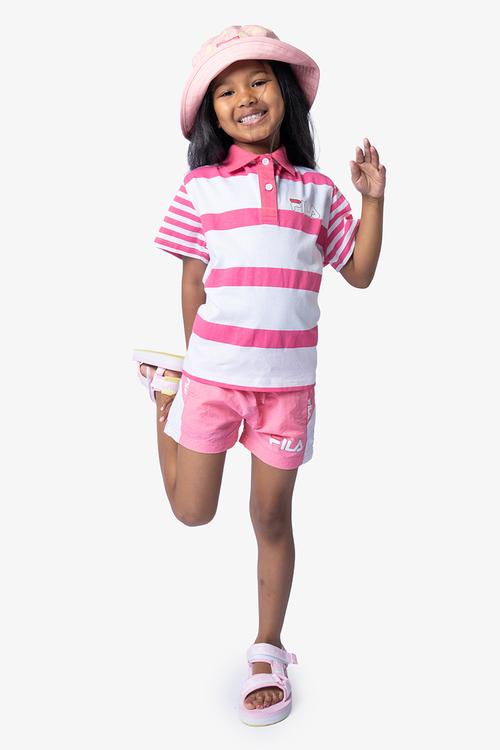 Pippa golfer  - white/strawberry pink