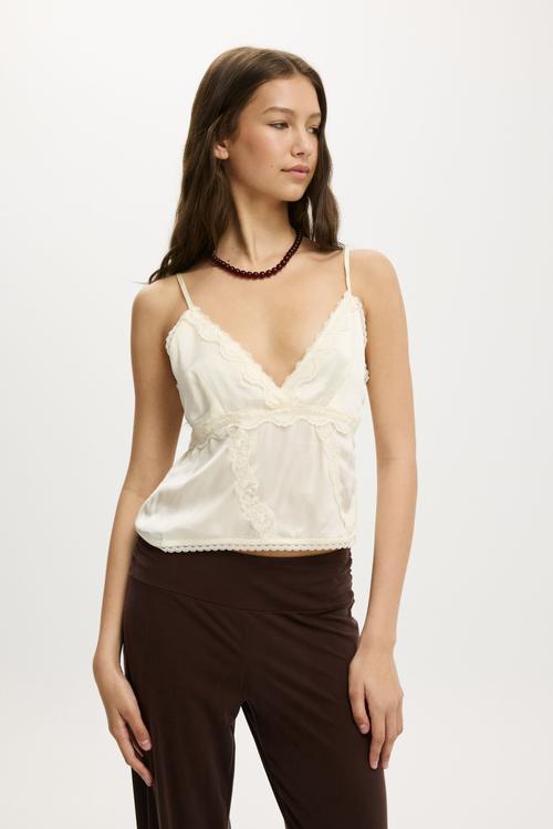 Lace cami - vintage white