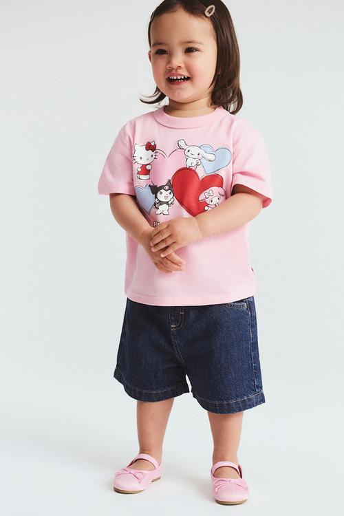 Bobbi Short Sleeve Lcn Tee - Lcn San Blush Pink/Hello Kitty And Friends