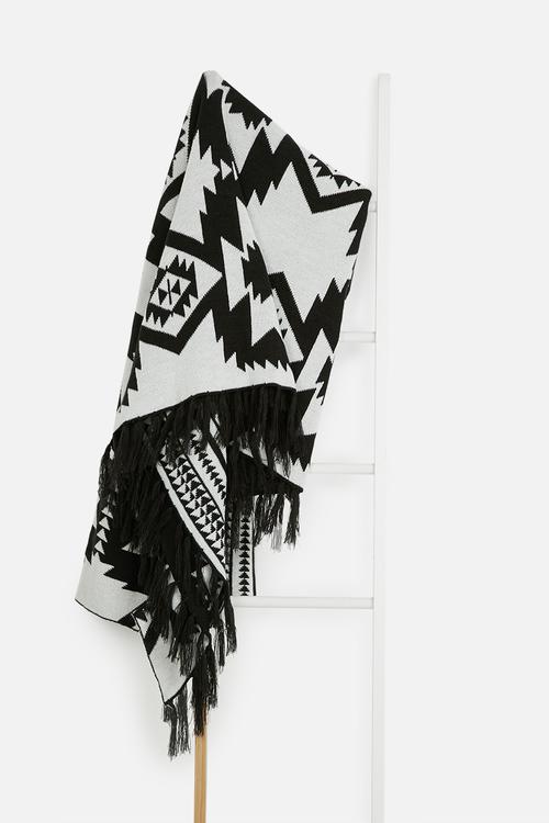 Mono kilim throw