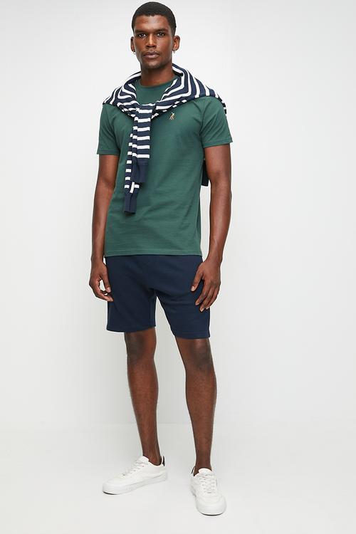 AAKIL  SPORT FLEECE SHORT - NAVY
