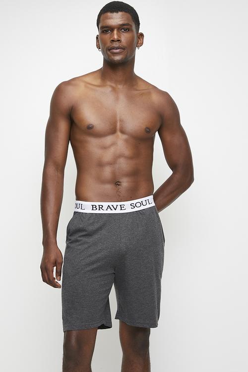 Loungwear Shorts - Charcoal Marl