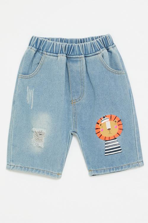 Lion short - blue