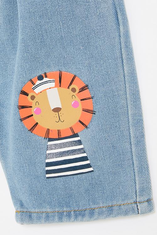 Lion short - blue