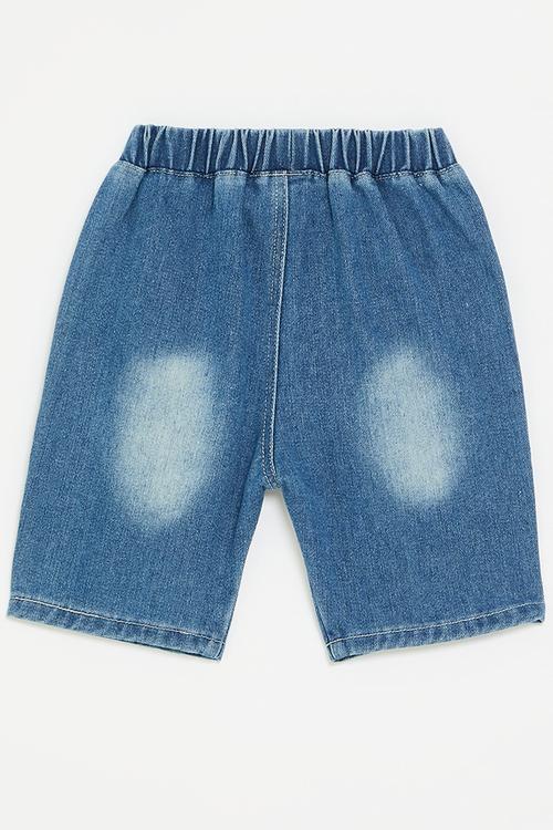 Denim shorts - navy