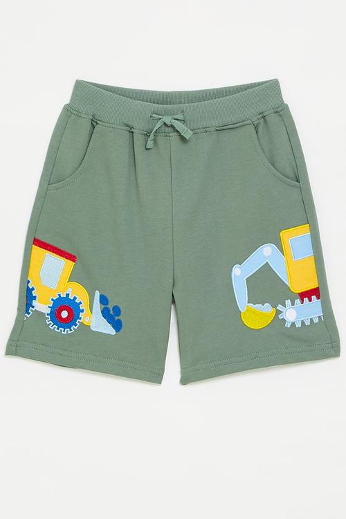Printed shorts - olive