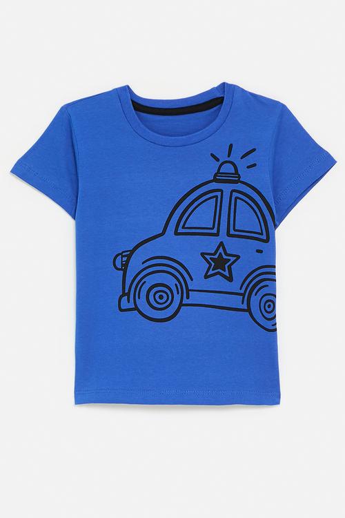 Crew neck tee- royal blue