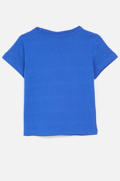 Crew neck tee- royal blue