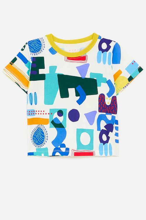 Printed tee - multi2