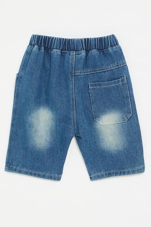 Denim shorts - blue