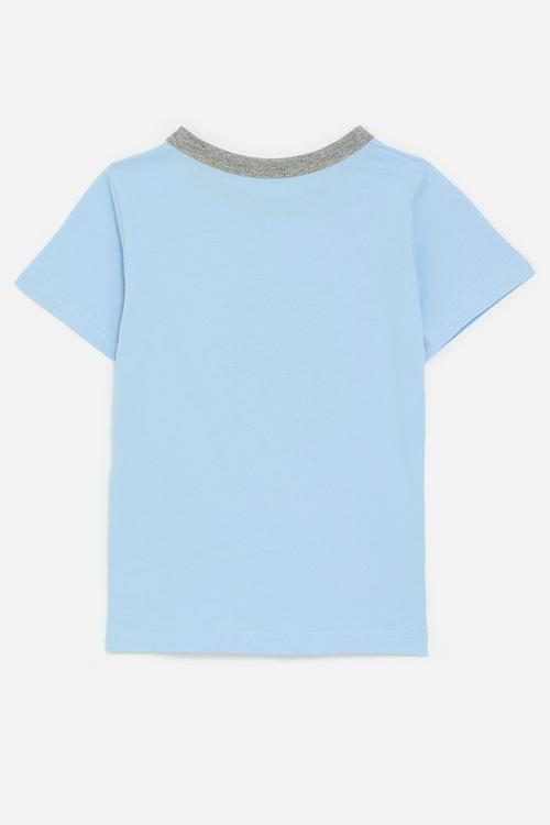 Printed tee - blue