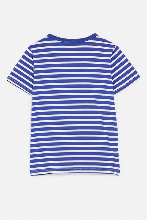 Stripe tee - blue/white