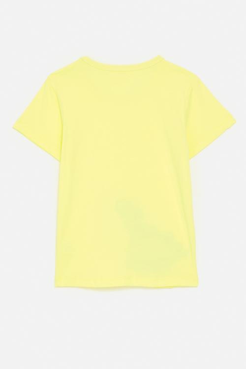 Dino patch graphic tee - laser lemon