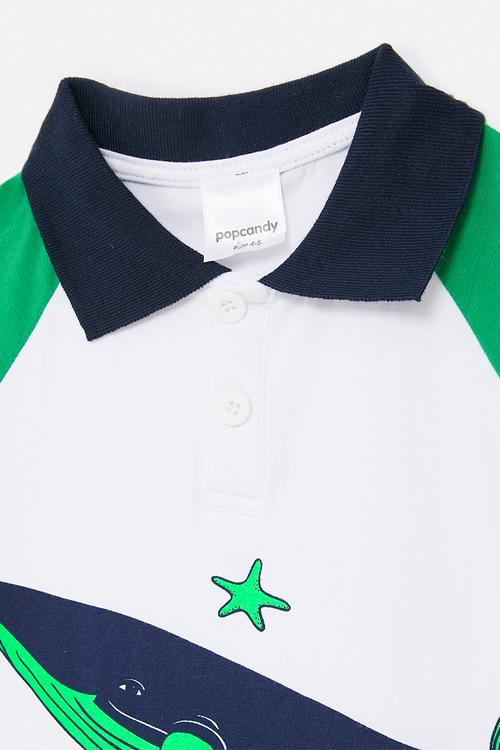 Colourblock golfer - multi