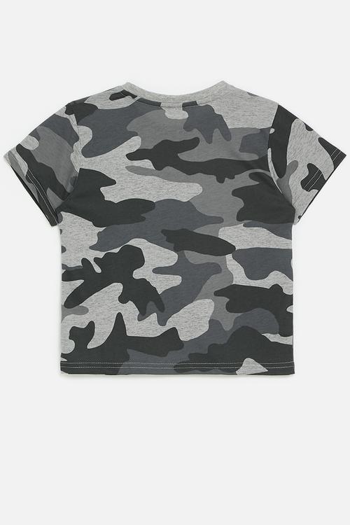 Camo T-shirt - grey 