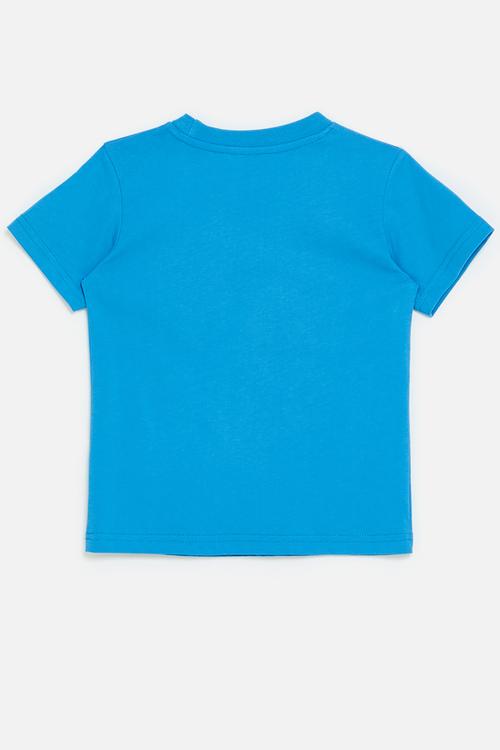 Printed tee - blue