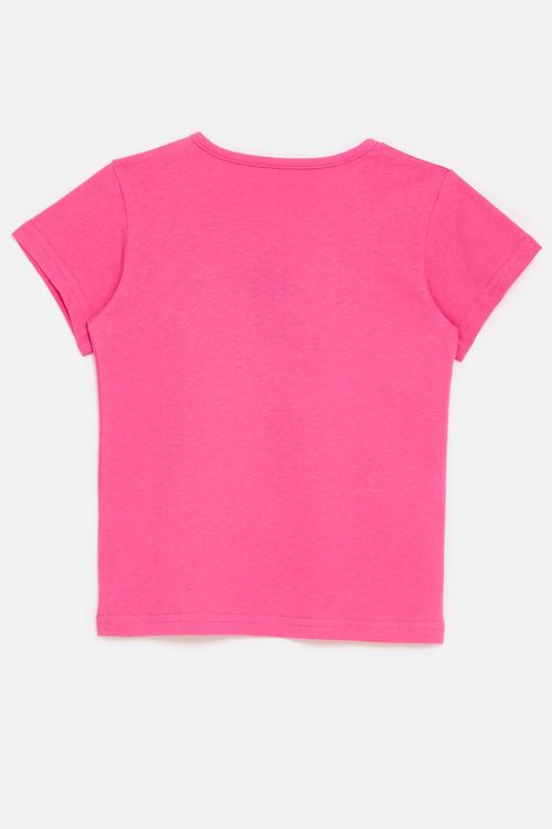 Printed tee - dark pink