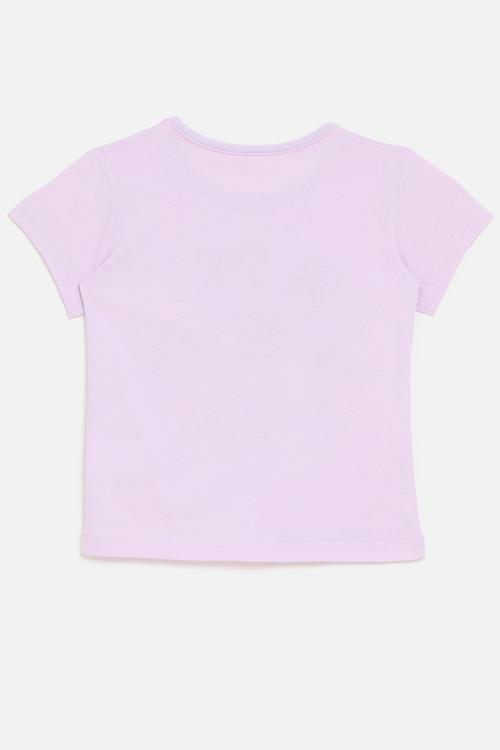 Printed tee - lilac