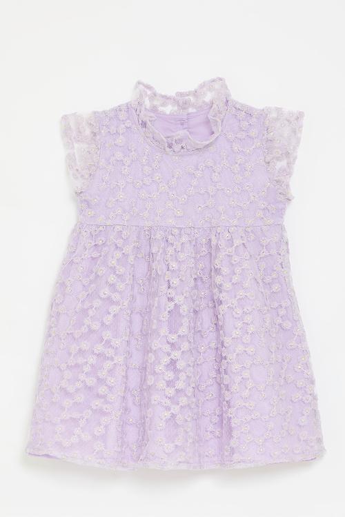 Lace dress - lilac