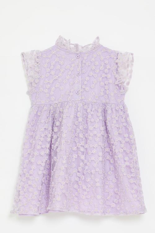 Lace dress - lilac