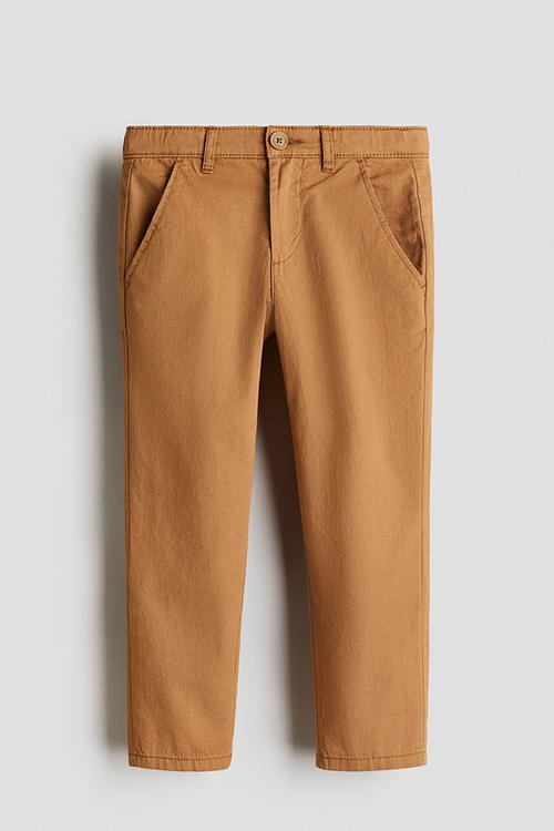 Twill chinos - light brown